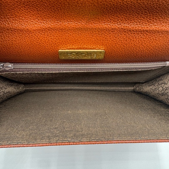 Vintage Yves Saint Laurent Brown Leather Wallet - Picture 4 of 4